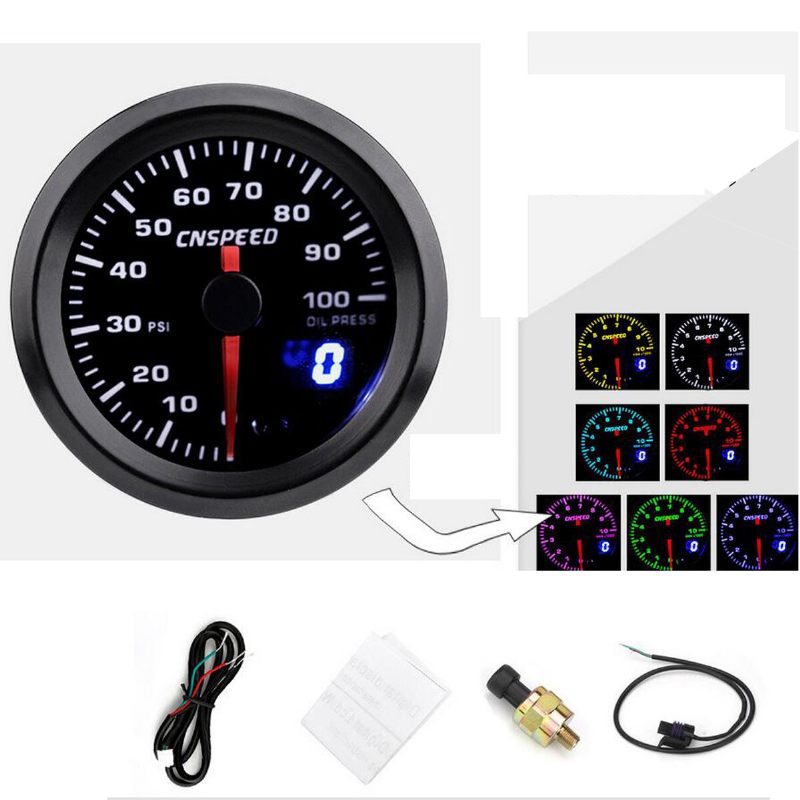 Analogni I Digitalni 52 mm Automobilski Led Turbo Boost Egt Mjerač Temperature Ispušne Vode Zraka I Goriva