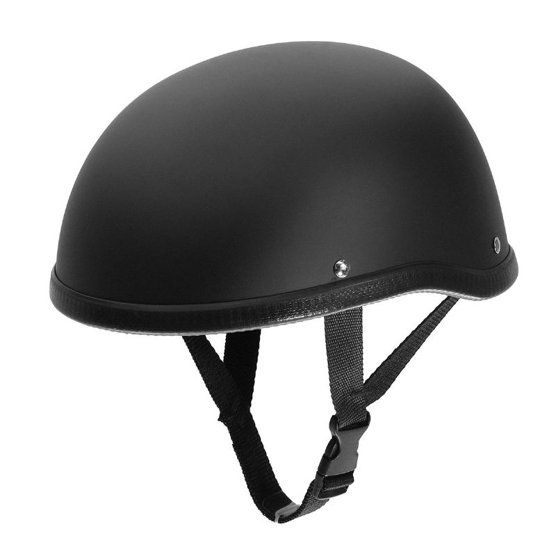 Motociklistička Kaciga Vintage Half Face Cap Matte Black