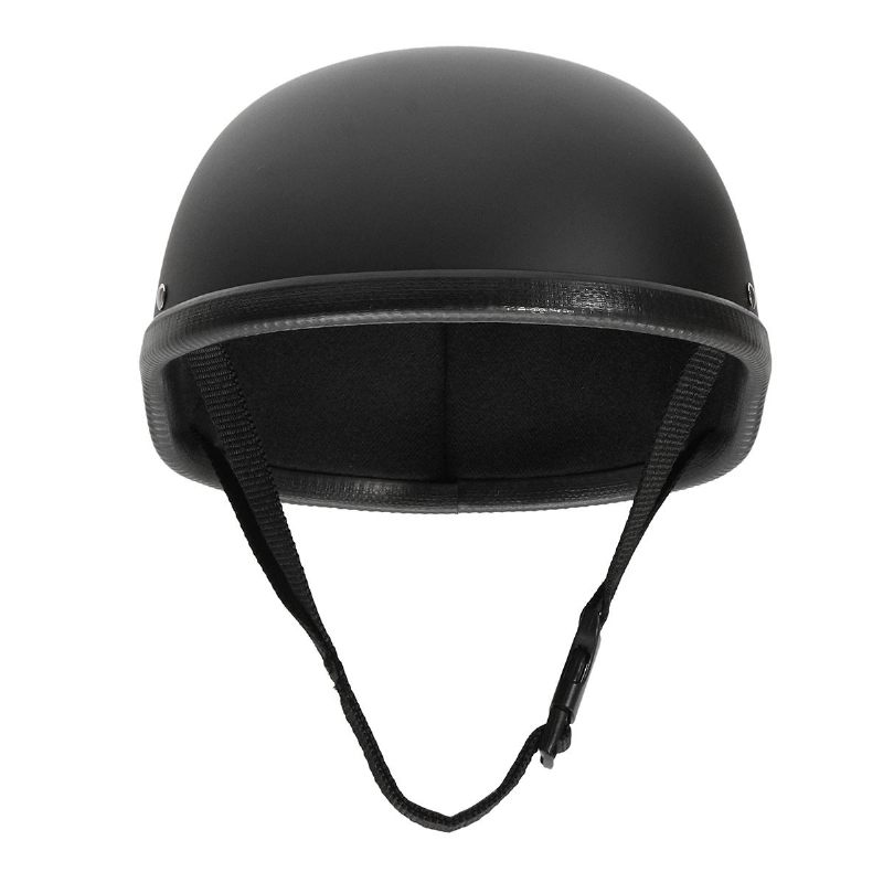 Motociklistička Kaciga Vintage Half Face Cap Matte Black