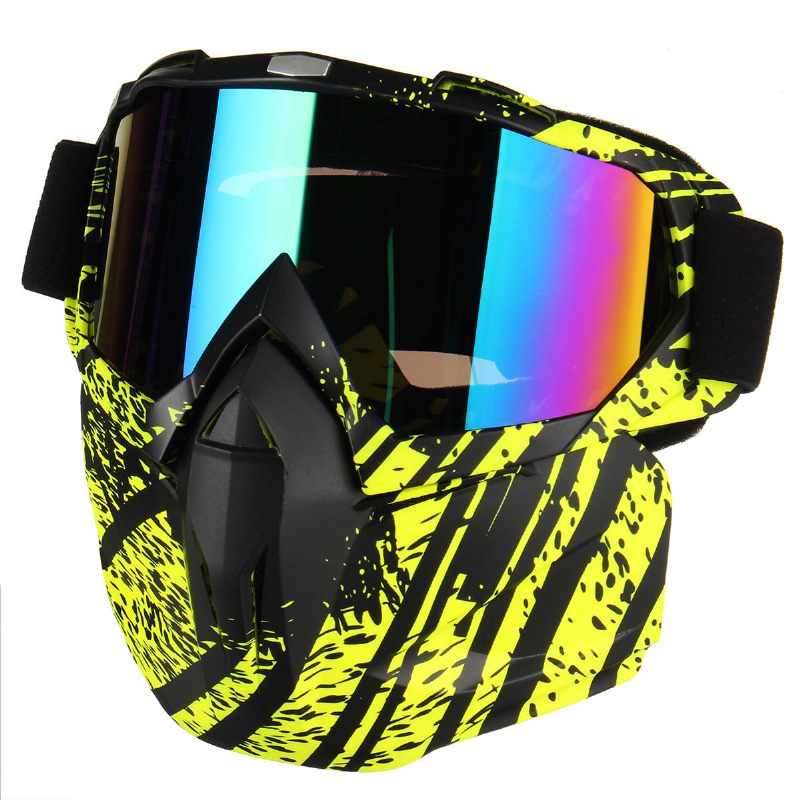 Odvojiva Maska Za Cijelo Lice Zaštitne Naočale Motocikl Motokros Skijaška Vožnja Biciklizam Štitnik Vanjski