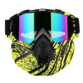 Odvojiva Maska Za Cijelo Lice Zaštitne Naočale Motocikl Motokros Skijaška Vožnja Biciklizam Štitnik Vanjski