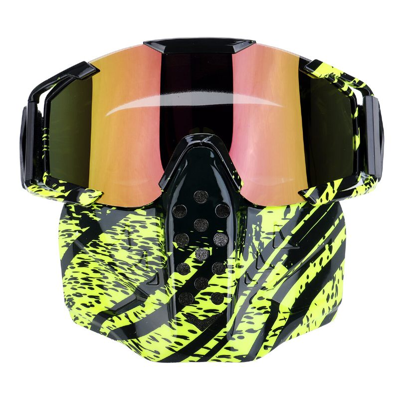 Odvojive Zaštitne Naočale Maska Za Lice Modularni Motociklistički Štit Kaciga Sunčane