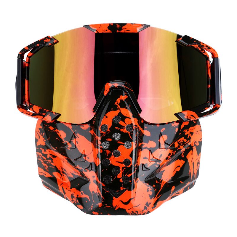 Odvojive Zaštitne Naočale Maska Za Lice Modularni Motociklistički Štit Kaciga Sunčane