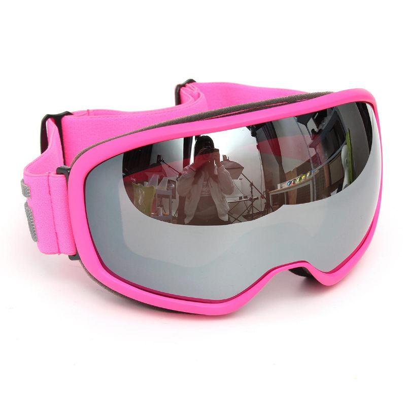 Ružičaste Skijaške Naočale S Dvostrukim Lećama Protiv Magljenja Uv Za Snowboard Motorne Sanke