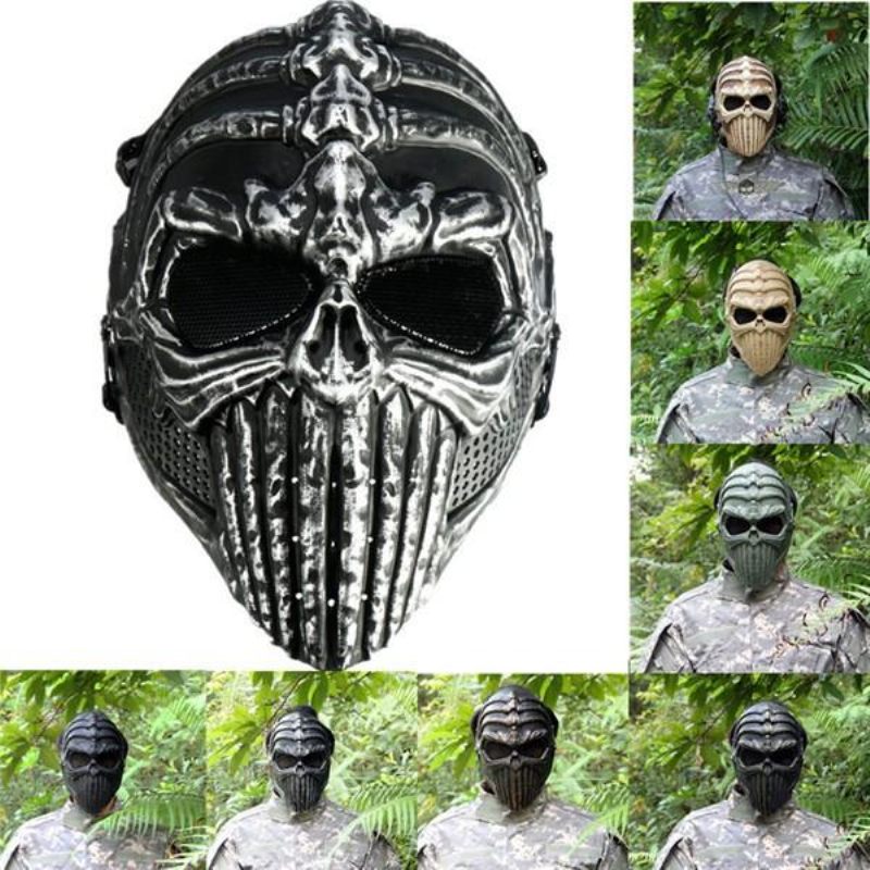 Taktička Vojna Puna Maska S Kosturom Lubanje Za Kostimirane Maske Za Noć Vještica