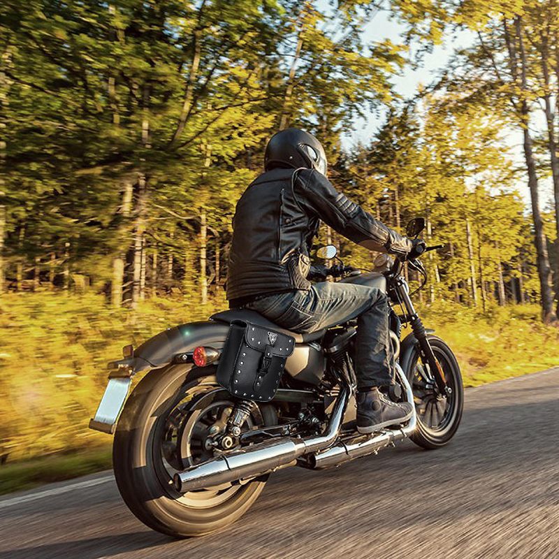 Univerzalna Motociklistička Prednja Stražnja Vilica Torbica Za Alat Bočna Torba Bisage Pu Koža Za Harley Hondu