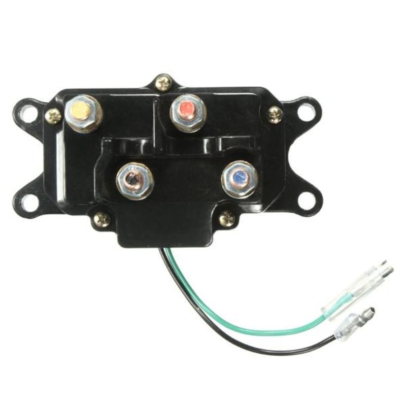 Univerzalni 12v Solenoidni Relejni Kontaktor Na Vitlu Prekidač Za Atv Utv Crna