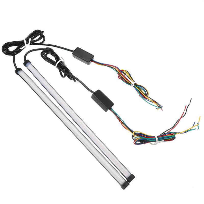 Univerzalno Za Auto/motocikl 12-24v 30/45cm Led Signalna Žmigavačka Svjetla Dekorativna Traka Protočna Voda