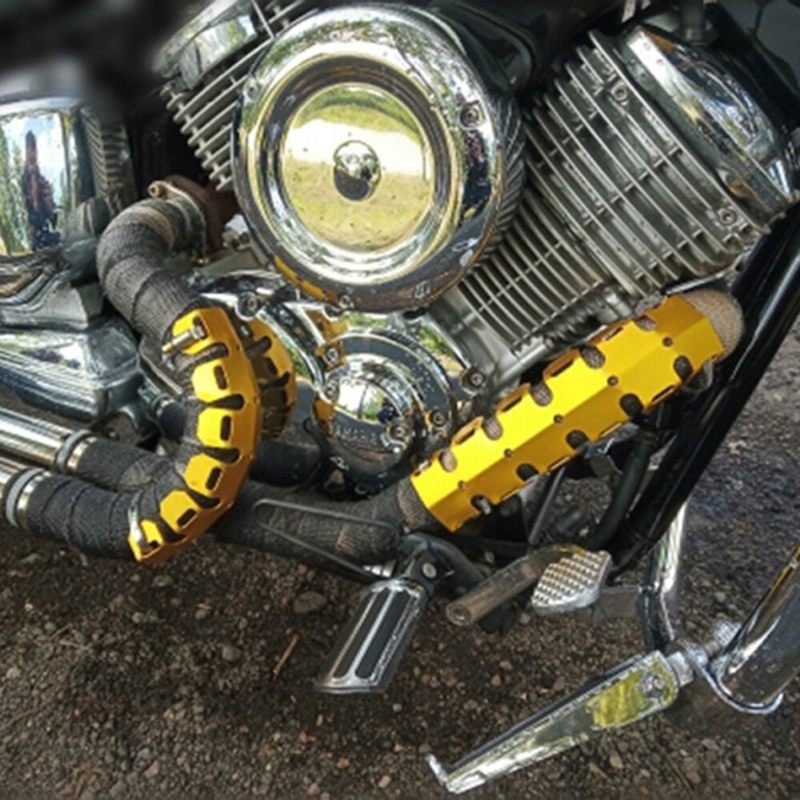 Zaštita Cijevi Ispušnog Lonca Motocikla Od 61 cm Aluminijski Toplinski Štitnik Za Dodatke Za Motocikle Honda/yamaha