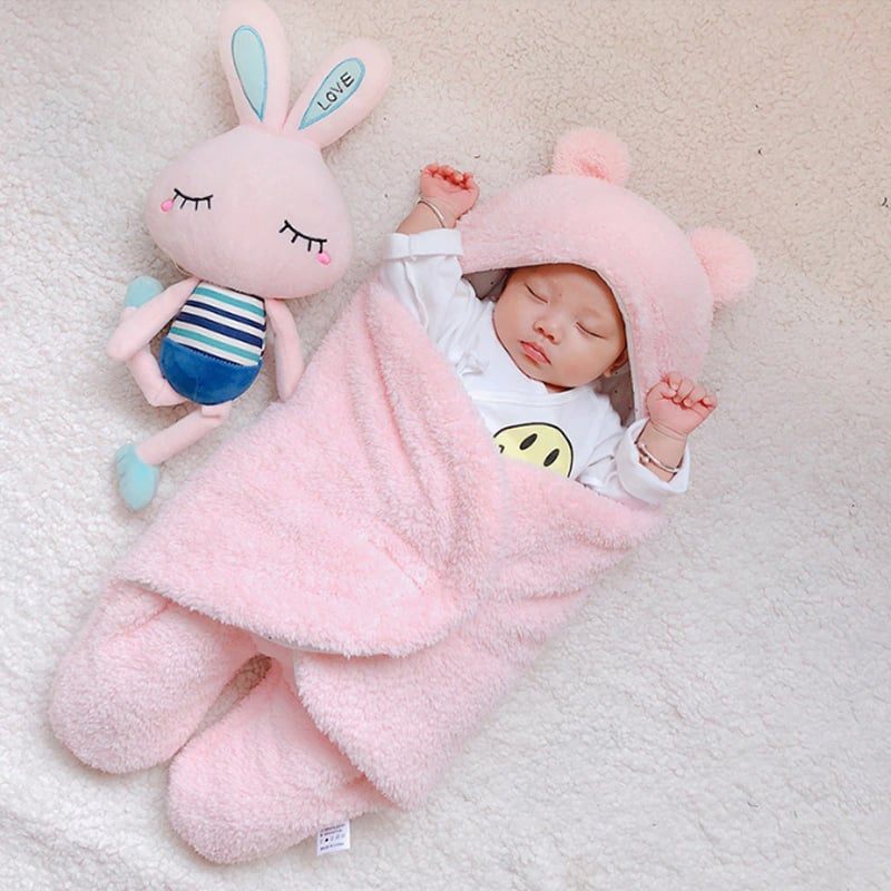 Baby Cute Bunny Swaddle Dekica Pamučna Vreća Za Spavanje