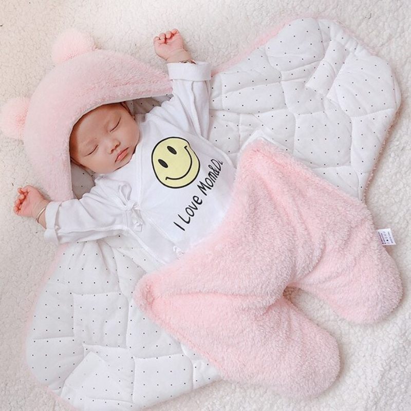 Baby Cute Bunny Swaddle Dekica Pamučna Vreća Za Spavanje