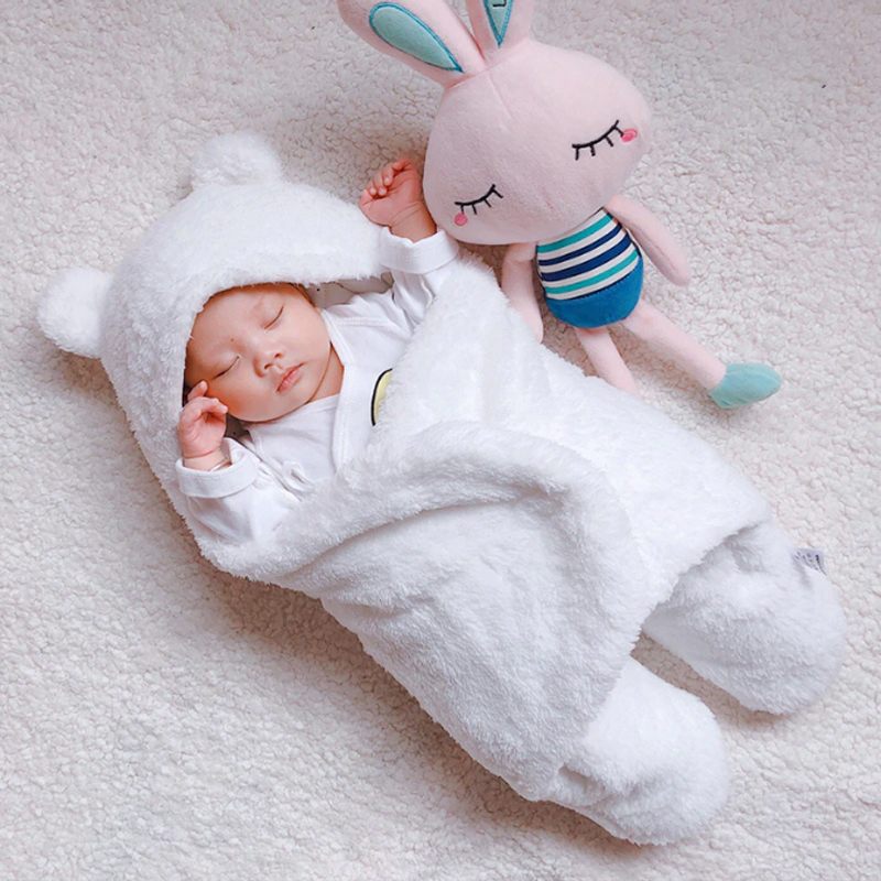 Baby Cute Bunny Swaddle Dekica Pamučna Vreća Za Spavanje
