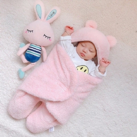 Baby Cute Bunny Swaddle Dekica Pamučna Vreća Za Spavanje