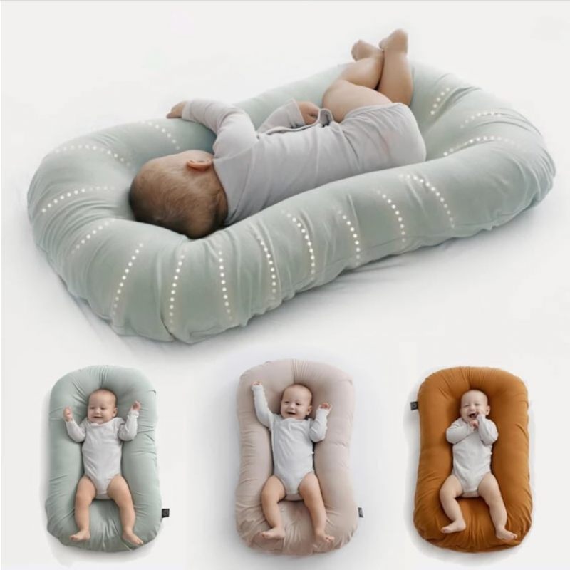 Baby Nest Lounger Bed Prijenosni Ergonomski Dječji Krevet