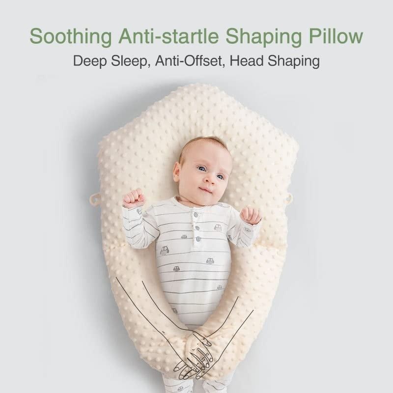 Jastuk Za Spavanje Za Bebe – Sprječava Mršavljenje I Gnijezdo Za S Ravnom Glavom – Zeleno