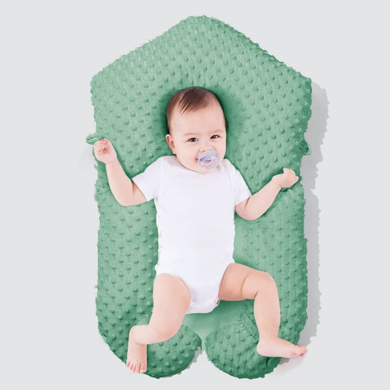 Jastuk Za Spavanje Za Bebe – Sprječava Mršavljenje I Gnijezdo Za S Ravnom Glavom – Zeleno