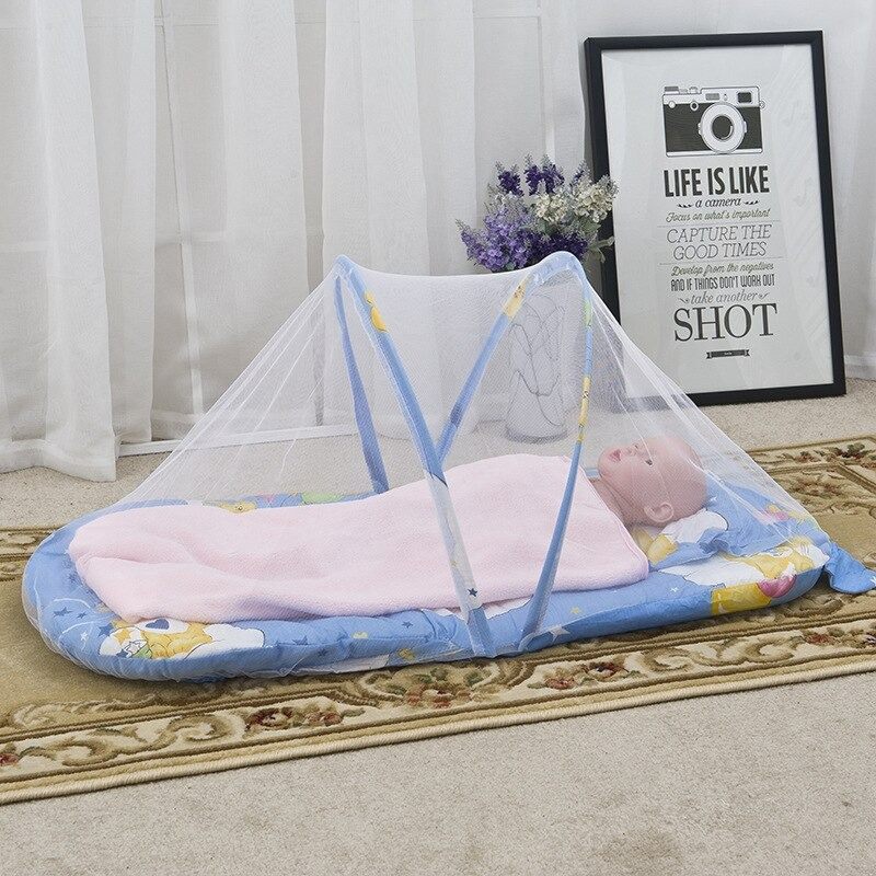 Prijenosna Dječja Ležaljka Krevet S Patentnim Zatvaračem Mreža Protiv Komaraca Šator