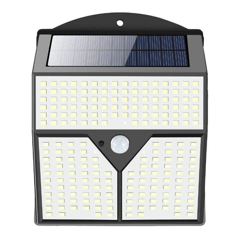 1/2pcs 436led Solarno Svjetlo Infracrveni Senzor Pokreta Vrtno Sigurnosno Zidno Novo