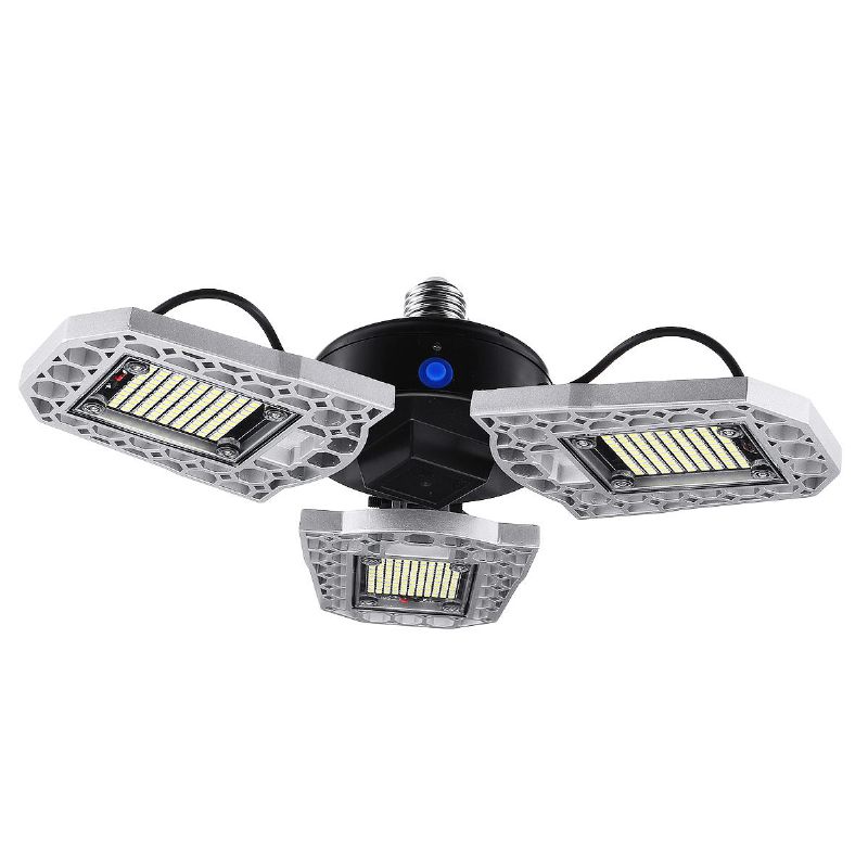 100w 24000lm Led Garažno Svjetlo E26/27 Stropna Reflektorska Svjetiljka Svjetlosni Senzor Deformabilno