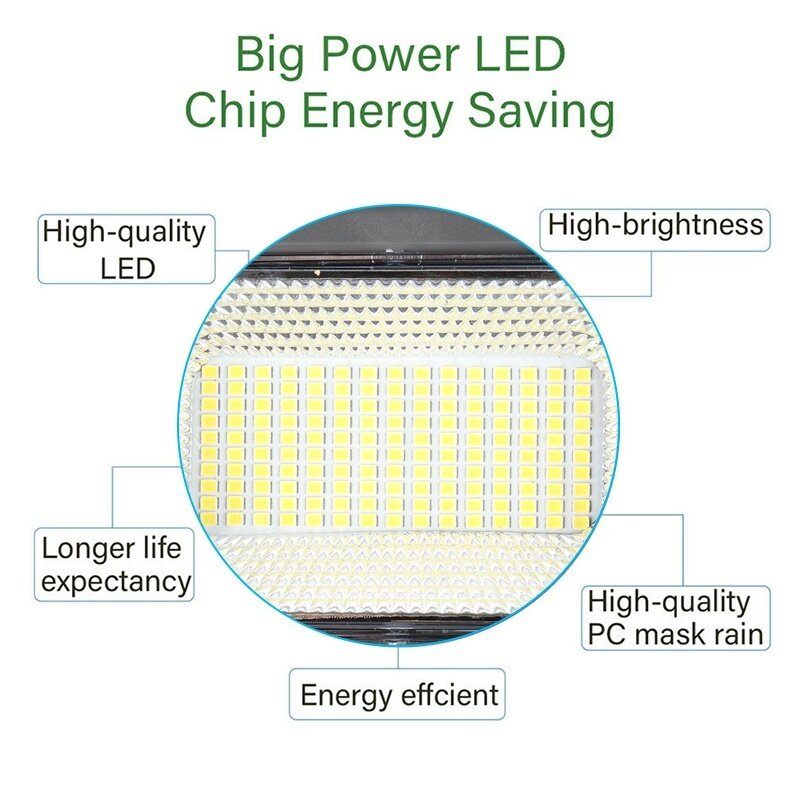 106/261/324 Led Solarna Ulična Svjetiljka S Indukcijskim Pir Senzorom Pokreta Vrtna Zidna