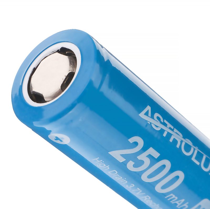 10pcs E1825 18a 2500mah 3.7v 18650 Li-ion Baterija Nezaštićena Punjiva Litijeva Energetska Ćelija Visokog Pražnjenja Za Astrolux Nitecore Lumintop Fenix Olight Svjetiljke Rc Igračke Kućni Alati