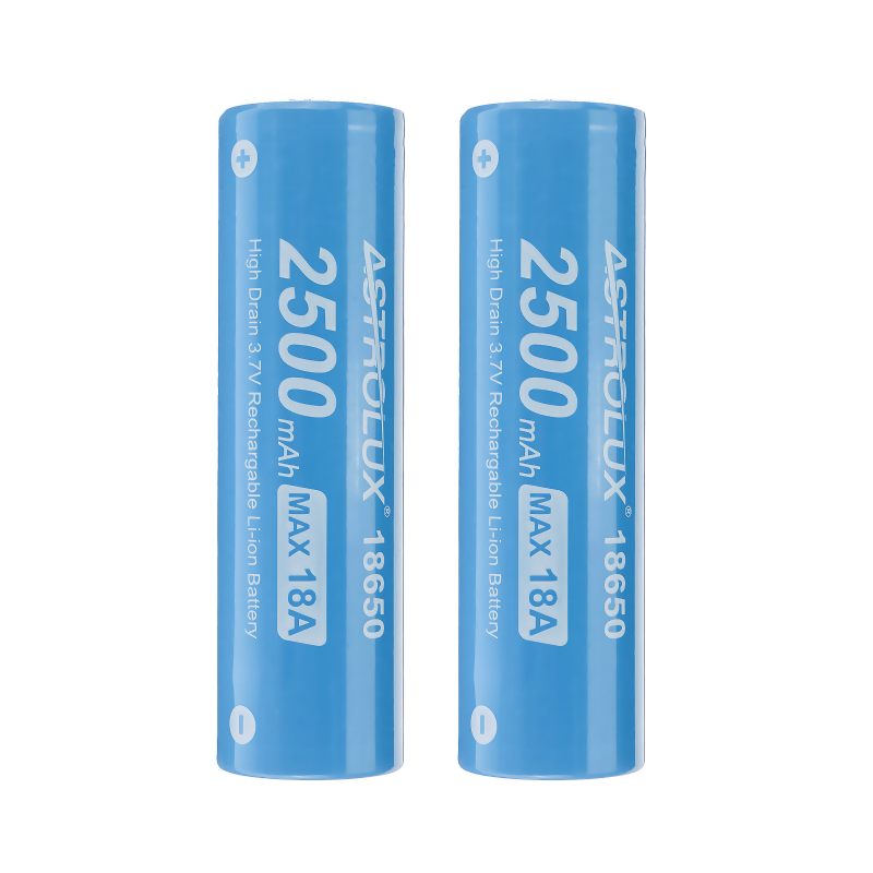 10pcs E1825 18a 2500mah 3.7v 18650 Li-ion Baterija Nezaštićena Punjiva Litijeva Energetska Ćelija Visokog Pražnjenja Za Astrolux Nitecore Lumintop Fenix Olight Svjetiljke Rc Igračke Kućni Alati