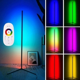 1.1/1.4/1.6m Rgb Kutna Podna Svjetiljka Moderna Boja Daljinsko Minimalističko Led Stojeće Svjetlo