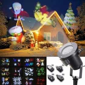 12 Vodootporna Led Pokretna Svjetiljka Za Projektor S Uzorkom Božićna Za Noć Vještica