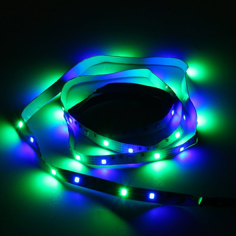 1m/2m/3m/4m/5m Bluetooth App 3528smd Rgb Usb Led Trakasta Svjetiljka Indoor String Trake Lamp + Daljinski Upravljač