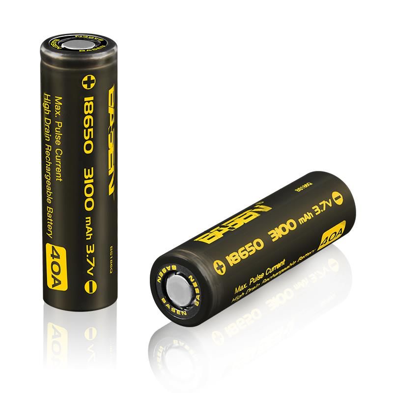 2 Komada Basen Bs186q 18650 3100 Mah 3.7 V 40 A Punjiva Litij-ionska Baterija S Ravnim Vrhom Visokog Pražnjenja