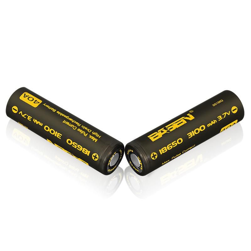 2 Komada Basen Bs186q 18650 3100 Mah 3.7 V 40 A Punjiva Litij-ionska Baterija S Ravnim Vrhom Visokog Pražnjenja