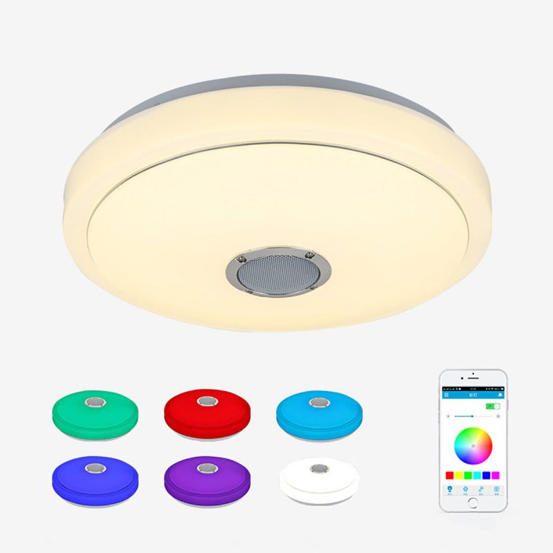 24/36/60w Pametna Led Stropna Svjetiljka Rgb Bluetooth App Glazbeni Zvučnik S Mogućnošću Prigušivanja 110-220 V