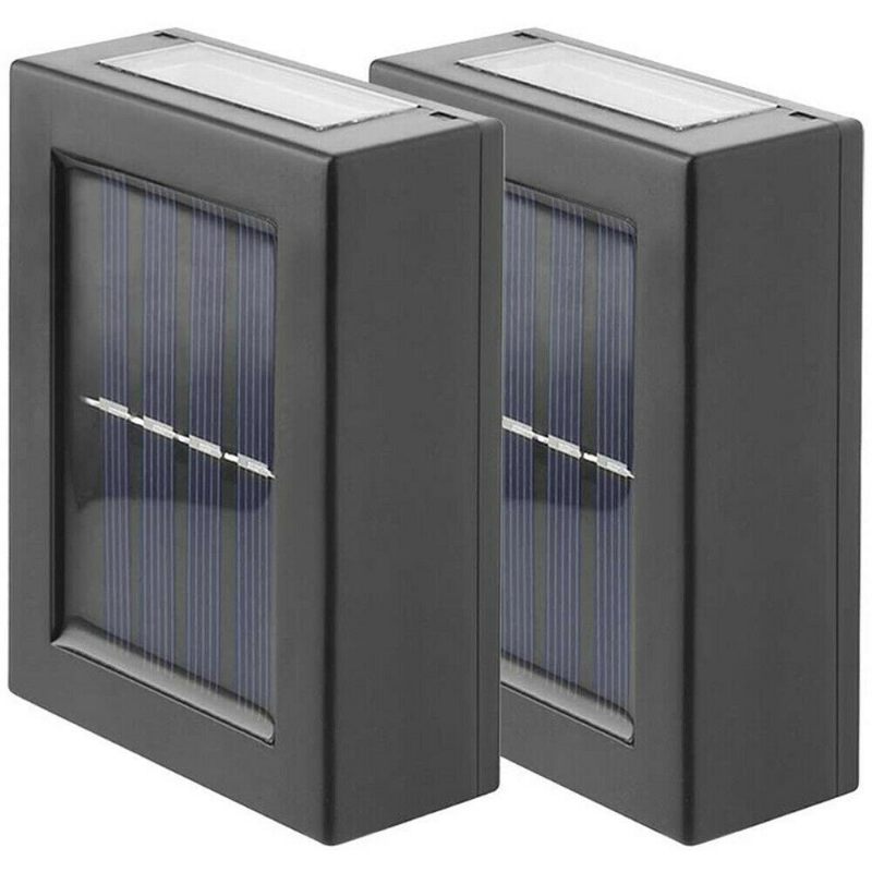 2pcs Solarna Zidna Lampa Svjetlo Gore I Dolje Vrtno Dekorativno Led Solarnog Senzora