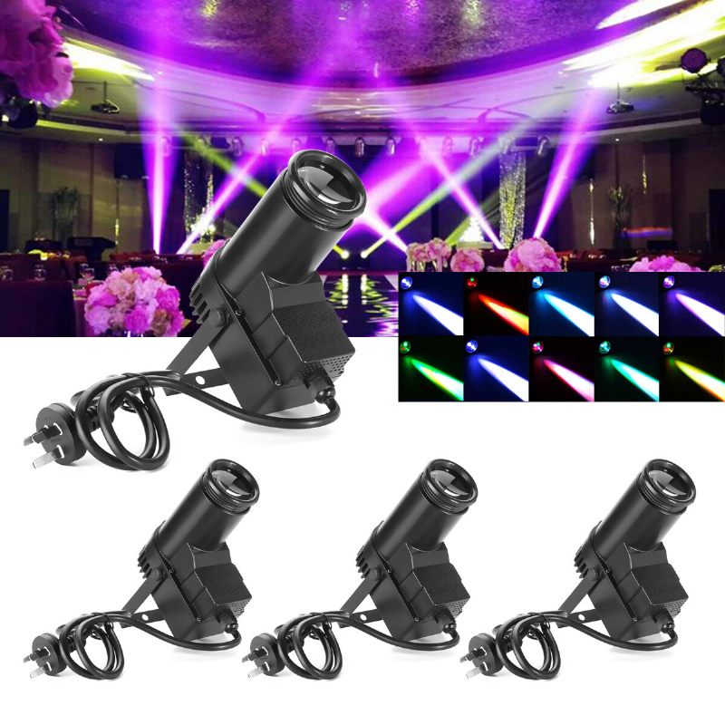 30w Rgbw Led Dmx512 Stage Light Pinspot Beam Spotlight 6ch Za Dj Disco Party Ktv