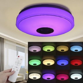 33cm 100w Bluetooth Wifi Led Stropna Rasvjeta Rgb Glazbeni Zvučnik Prigušiva Lampa App Daljinski Upravljač 110-245v