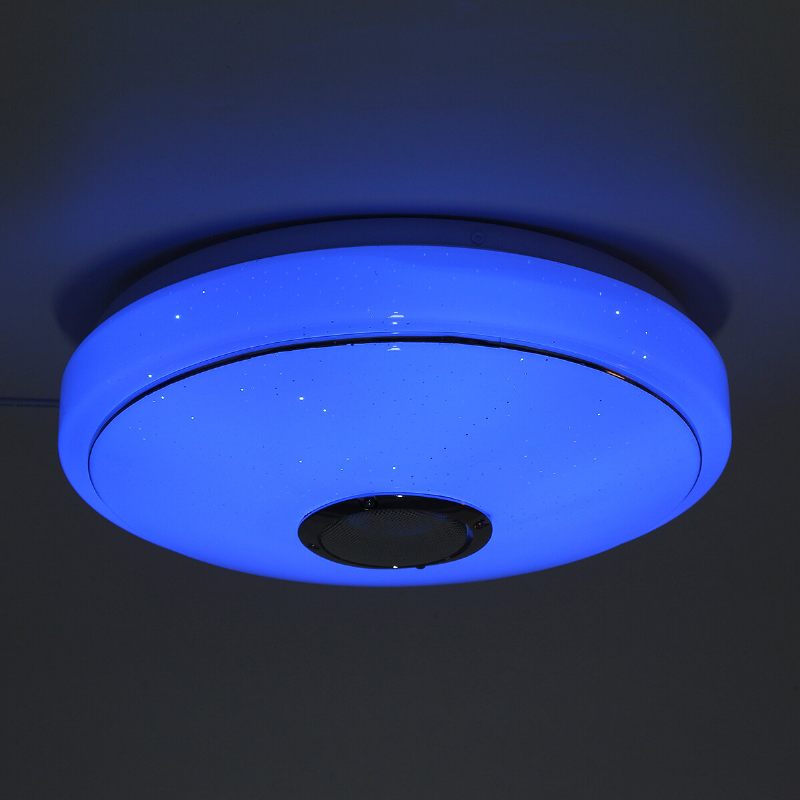 33cm 36w Bluetooth Glazbena Led Stropna Svjetiljka Rgb Star Stereo Zvučnik Lampa S Daljinskim Upravljačem Ac170-265v/85-265v