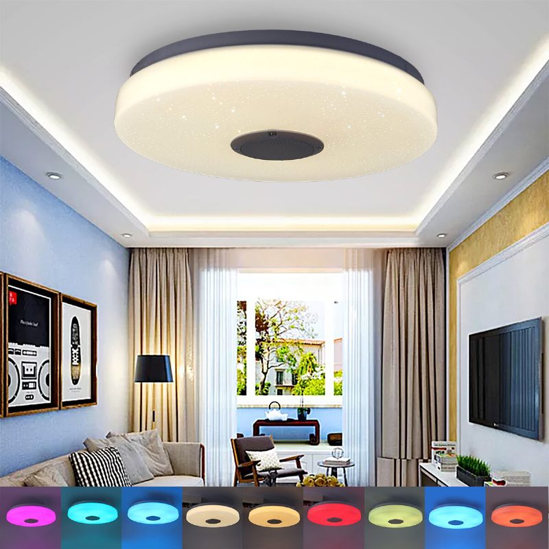 33cm Led Stropne Svjetiljke Šarene Downlight Lamp Smart Control Bluetooth Wifi App Home