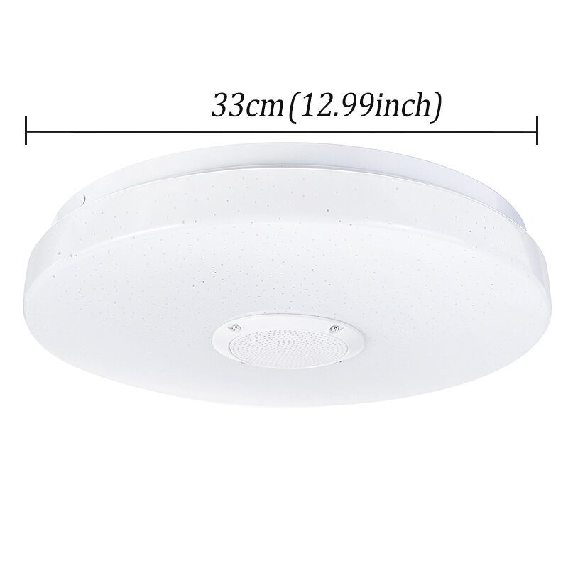 33cm Led Stropne Svjetiljke Šarene Downlight Lamp Smart Control Bluetooth Wifi App Home