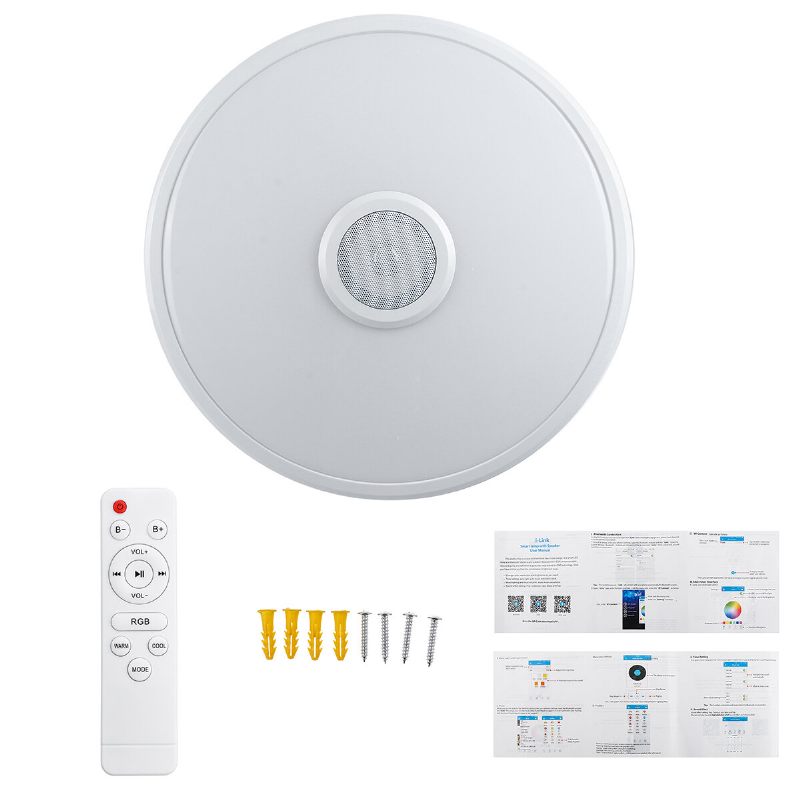 36/72w 110v/220v Wifi Bluetooth Led Stropna Svjetiljka 256 Boja Rgb Glazbena S Prigušivanjem Daljinski Upravljač