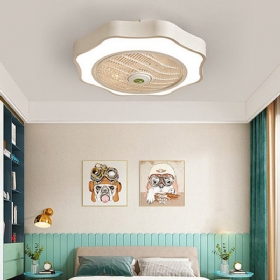 36w 110/220v Stropni Ventilator S Osvjetljenjem Led Svjetlo Bezstupanjsko Prigušivanje Podesiva Brzina Vjetra Daljinski Upravljač Bez Baterije Moderno Led Stropno Za Spavaću Sobu Dnevni Boravak Blagovaonica