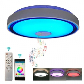 36w/60w 110/220v 40cm Led Rgb Glazbena Stropna Svjetiljka Wifi App Daljinski Upravljač Za Kućnu Spavaću Sobu Pametna