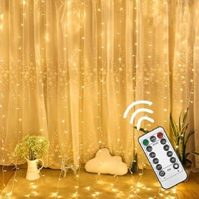 3m*3m Usb 8 Modova 300led Zavjesa Fairy Wire String Light Dekoracija Božićne Zabave Blagdanska Oprema Za Vjenčanje