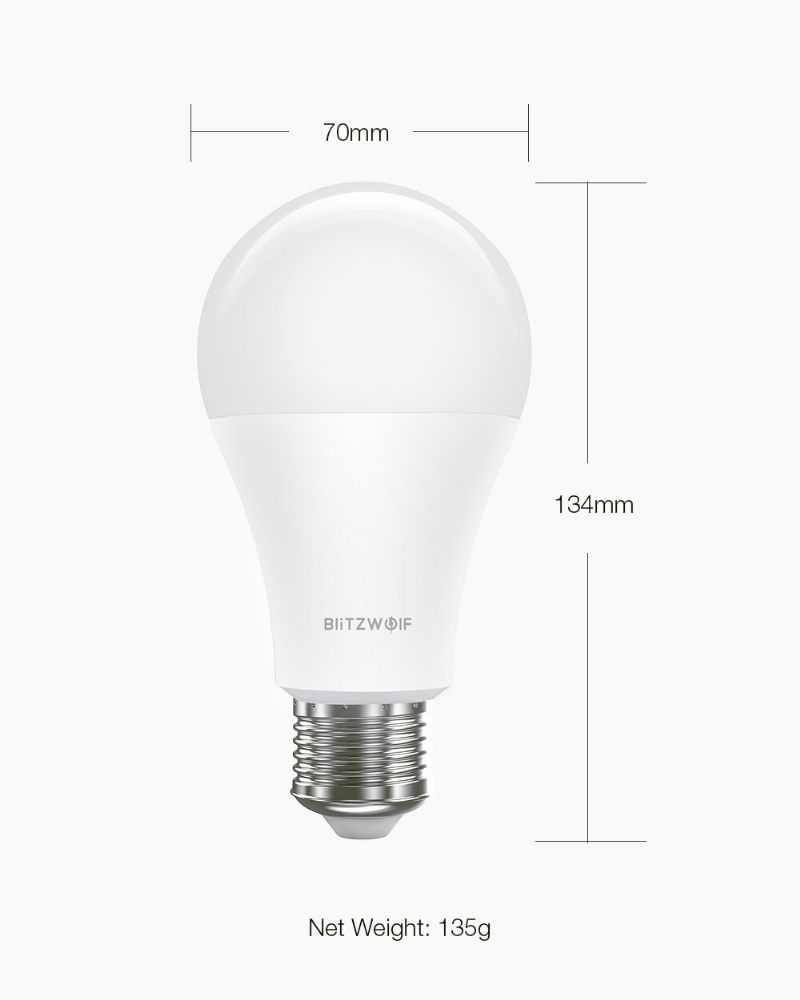 3pcs Bw-lt21 Rgbww 10w E27 App Pametna Led Žarulja Radi S Amazon Alexa Google Assistantom Ac100-240v