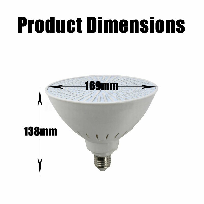 423led 40w Led Svjetlo Za Bazen S Promjenom Boje Podvodno Rgb Žarulja S Daljinskim Upravljačem Pentair Hayward