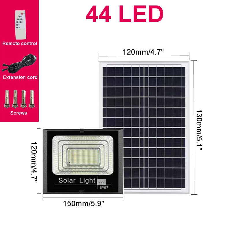 44/170led Solarne Zidne Svjetiljke Vanjska Vodootporna Infracrvena Vrtna Svjetiljka Daljinski Upravljač Indukcijska