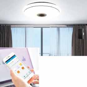 50cm Ac85-265v Led Rgb Glazbena Stropna Svjetiljka App + Daljinski Upravljač Pametna Radi S Google Home Alexa