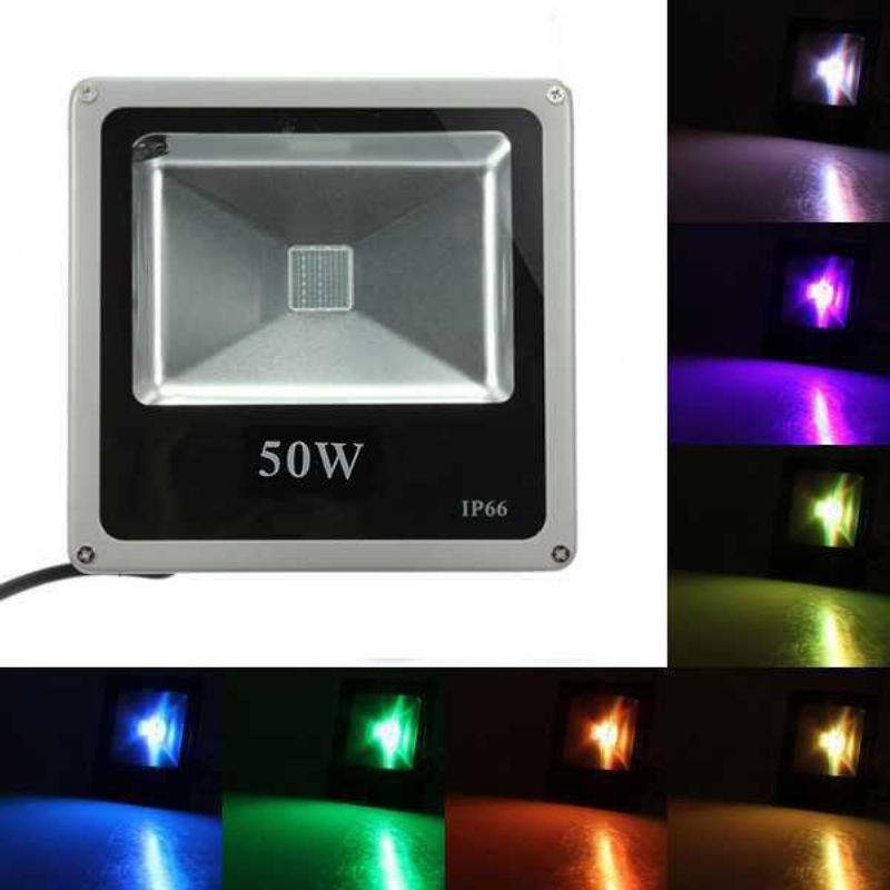 50w Rgb Led Reflektor S Daljinskim Upravljanjem Vanjska Vrtna Svjetiljka Za Pranje