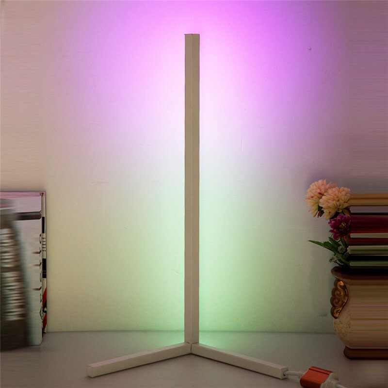 52cm Led Rgb Kutna Podna Svjetiljka S Promjenom Boje S Daljinskim Višebojnim