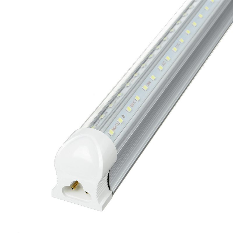 5pcs Ac85-265v 60cm/90cm/120cm T8 V-oblika 2835 Led Cijev Fluorescentno Svjetlo Za Radionicu Za Parkiranje Supermarketa