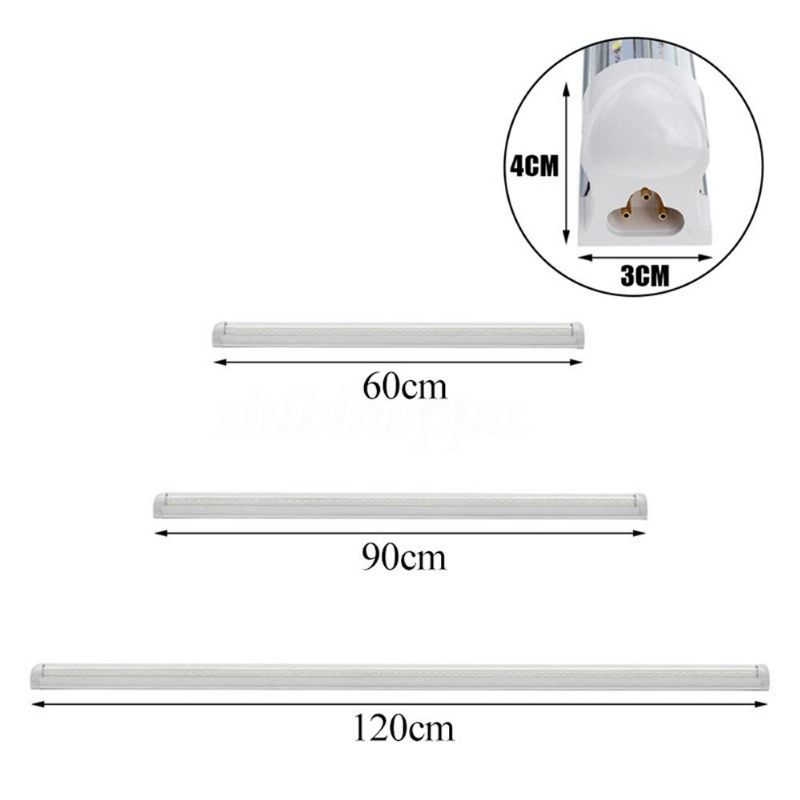 5pcs Ac85-265v 60cm/90cm/120cm T8 V-oblika 2835 Led Cijev Fluorescentno Svjetlo Za Radionicu Za Parkiranje Supermarketa